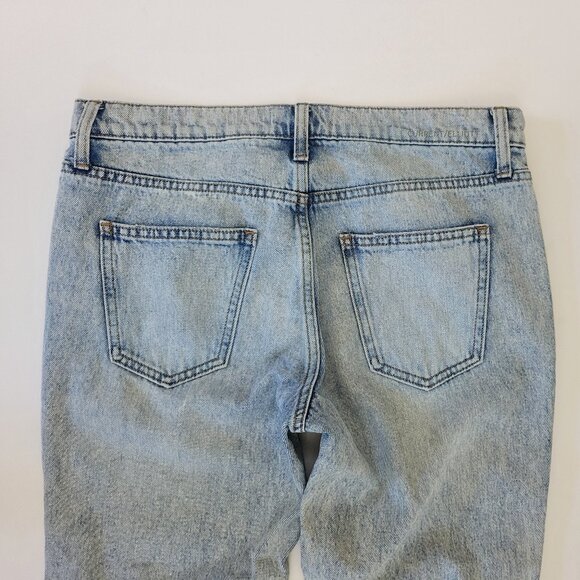 Current Elliott Zig Zag Fling Relaxed boyfriend Studs Jean, Light Blue - Picture 6 of 10